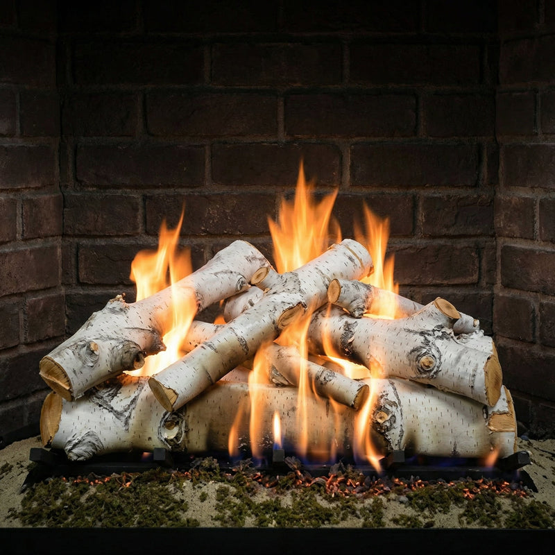 30" Sierra Birch Gas Log Set | Formation Creation
