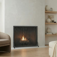 Steel Custom Free Standing Screen Door - Carolina Mesh Curtain