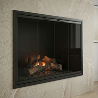 Stiletto Cutback Ultra Thin Fireplace Glass Doors | Modern & Elegant Design | Custom