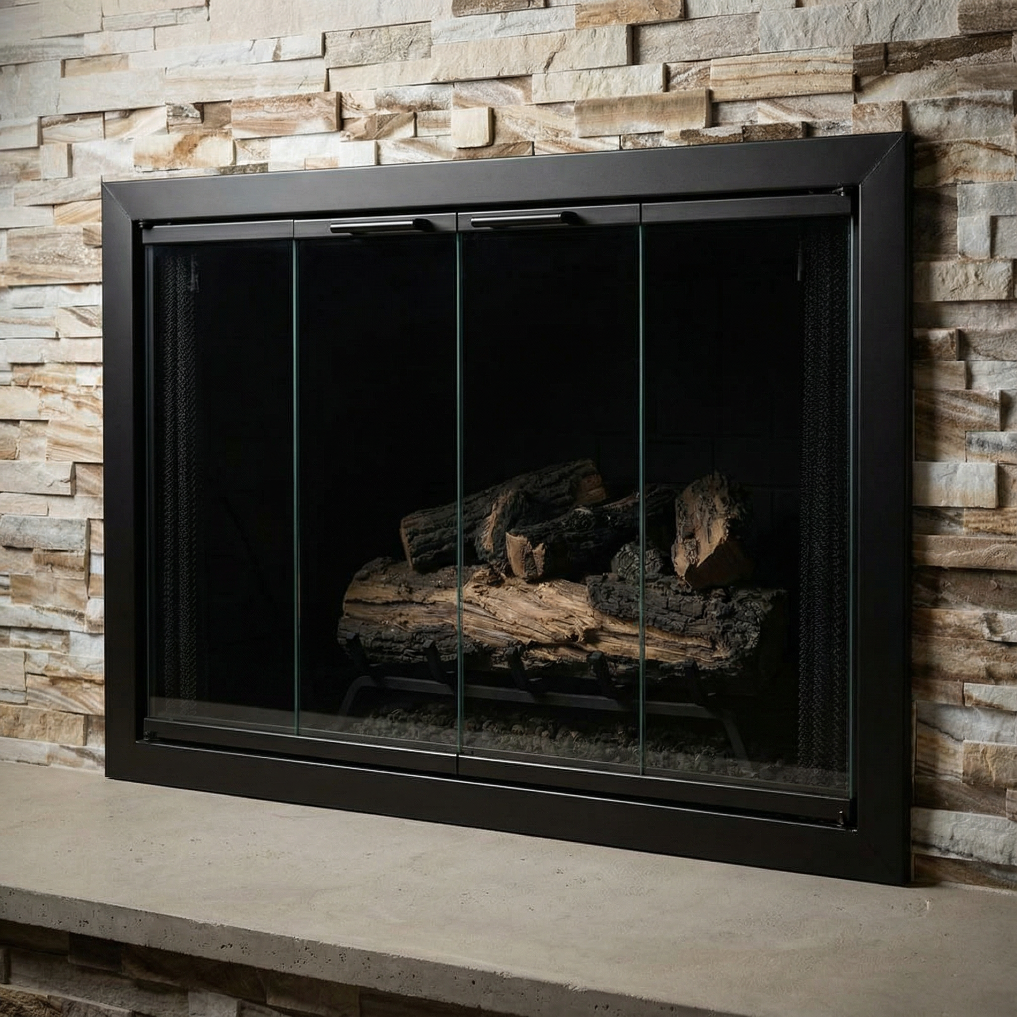 Brookfield - Masonry & Prefab Fireplace Glass Doors
