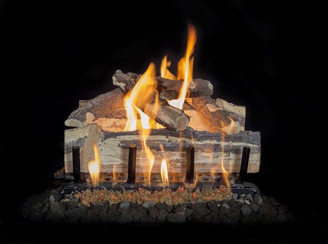 Blue Pine Split Vented Gas Log Set - Grand Canyon