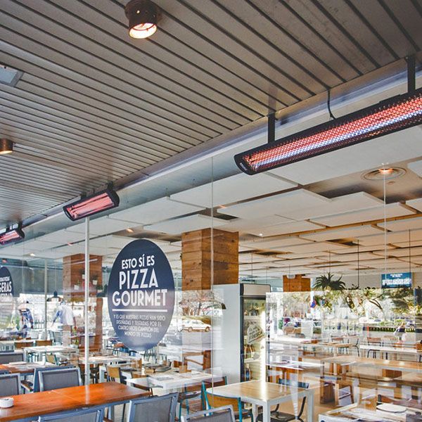 Bromic Tungsten Smart-Heat Black 2000W Electric Patio Heater - 44" - ExceptionalFire