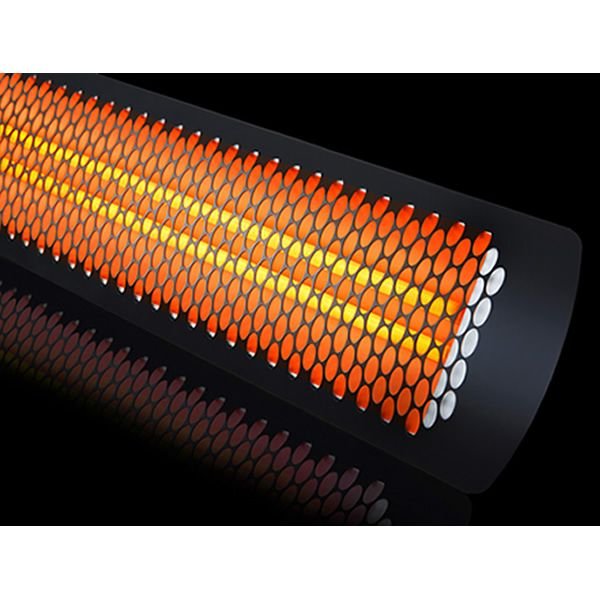 Bromic Tungsten Smart-Heat Black 3000W Electric Patio Heater - 56" - ExceptionalFire