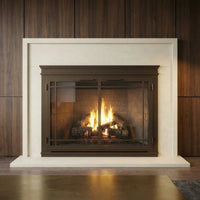Mantel - Masonry & Prefab Fireplace Glass Doors | Custom