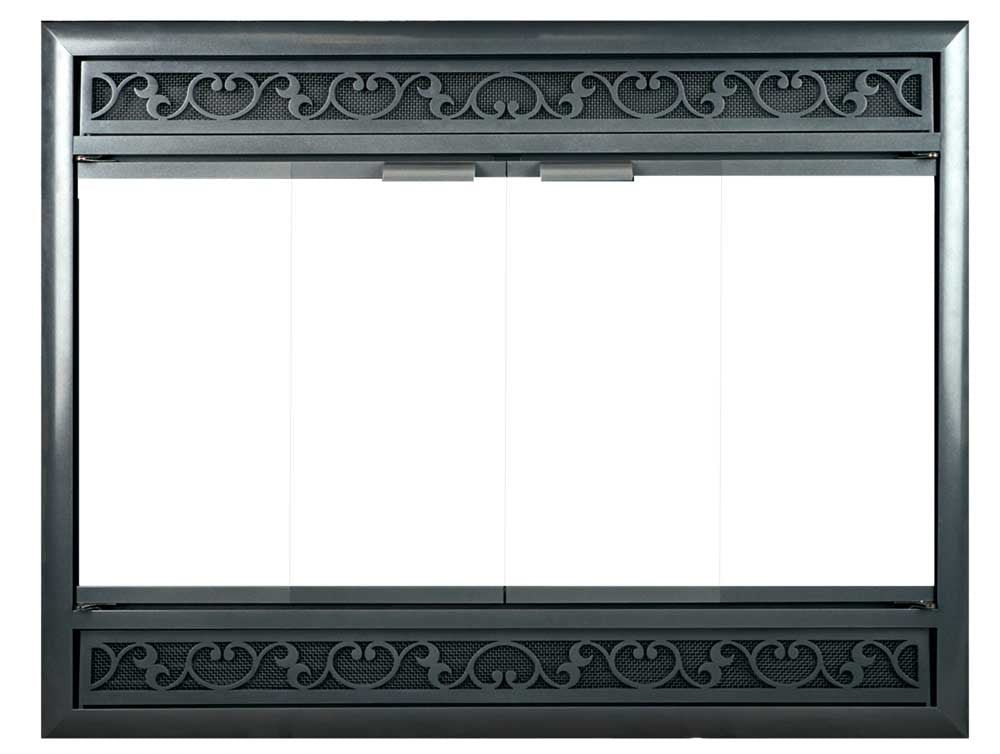 Brookfield Deluxe - Magnetic Prefab Fireplace Glass Doors