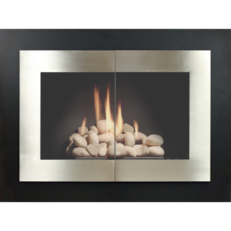 Brooklyn - Single Panel Masonry and Prefab Fireplace Doors