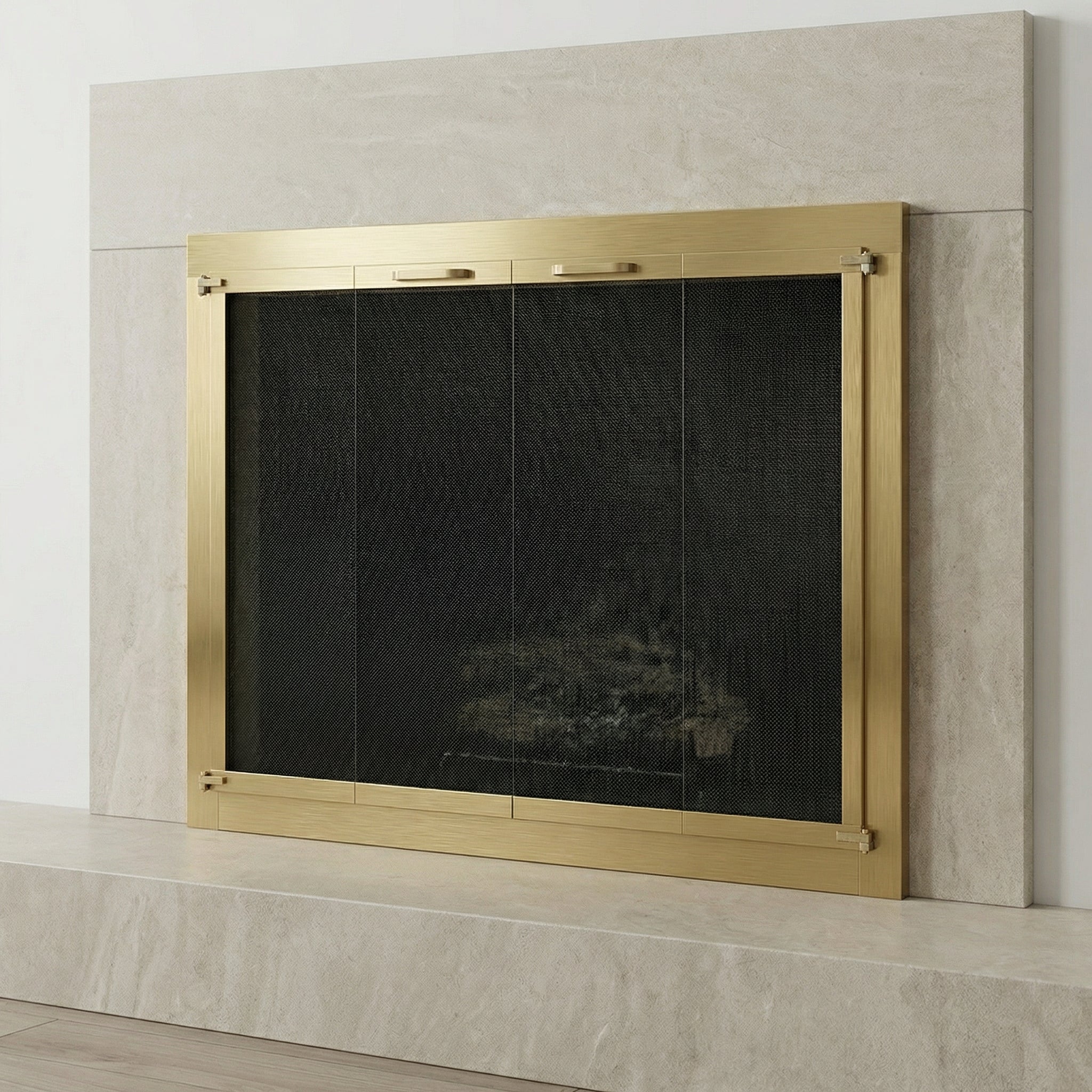 Heritage - Masonry Steel Fireplace Glass Doors