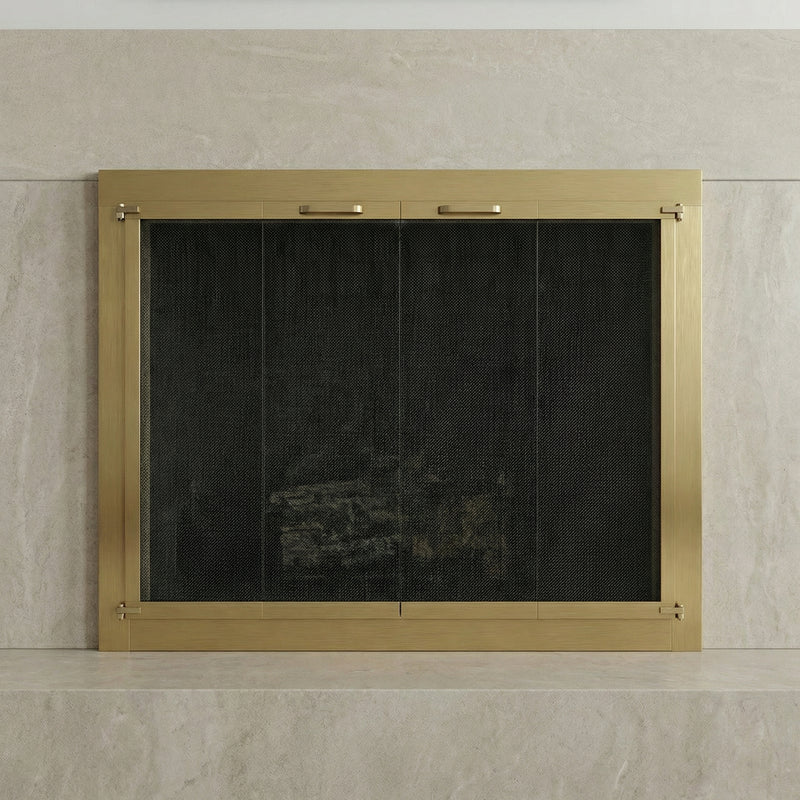Heritage - Masonry Steel Fireplace Glass Doors | Custom