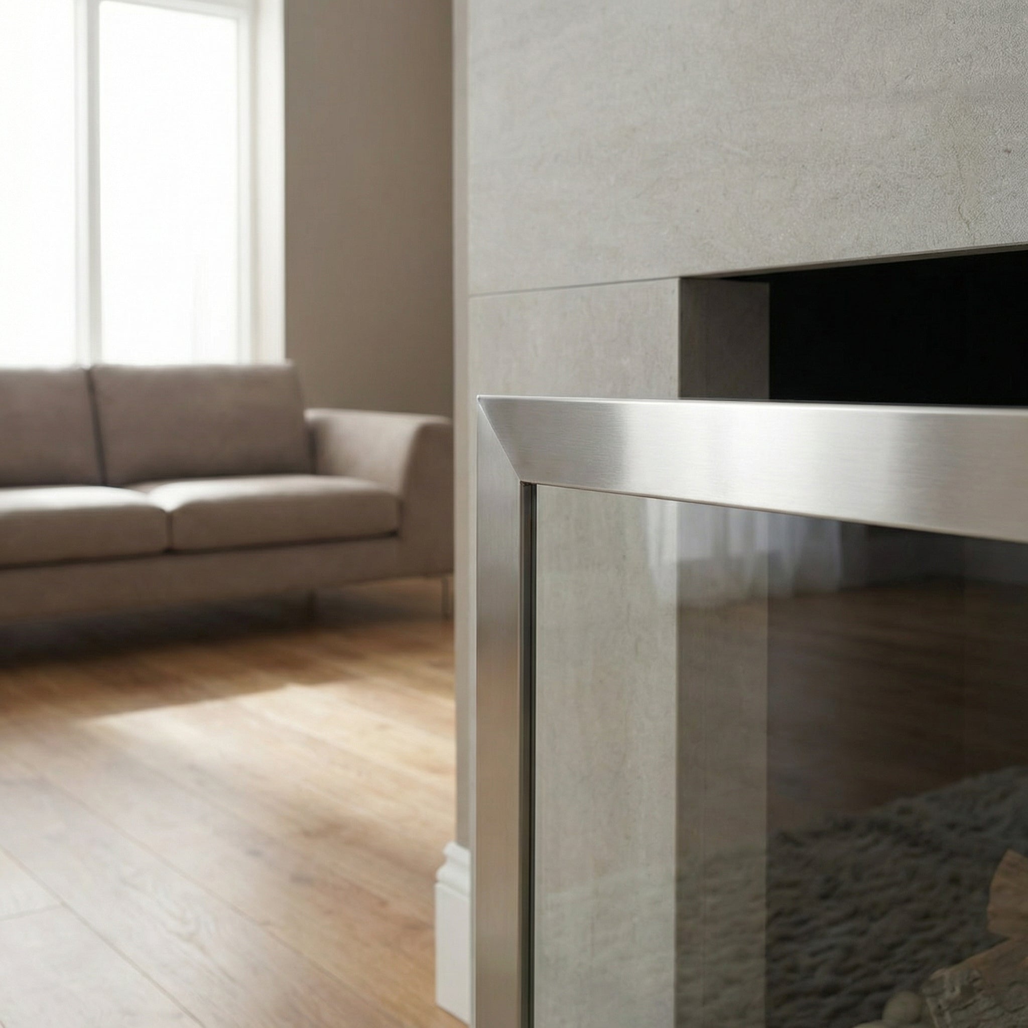 Madison Free Standing Fireplace Screen | Custom Made