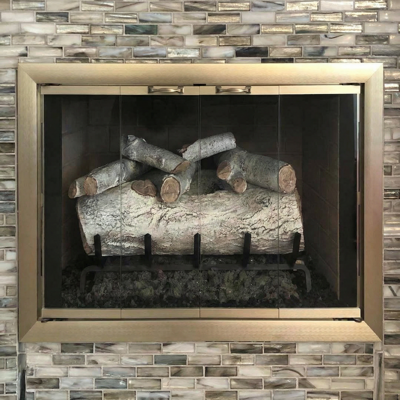 Brookfield - Masonry & Prefab Fireplace Glass Doors | Custom