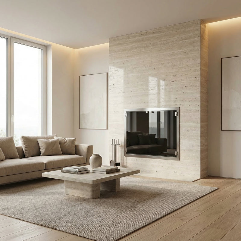 All Glass - Steel Fireplace Glass Doors | Masonry & Prefab | Custom