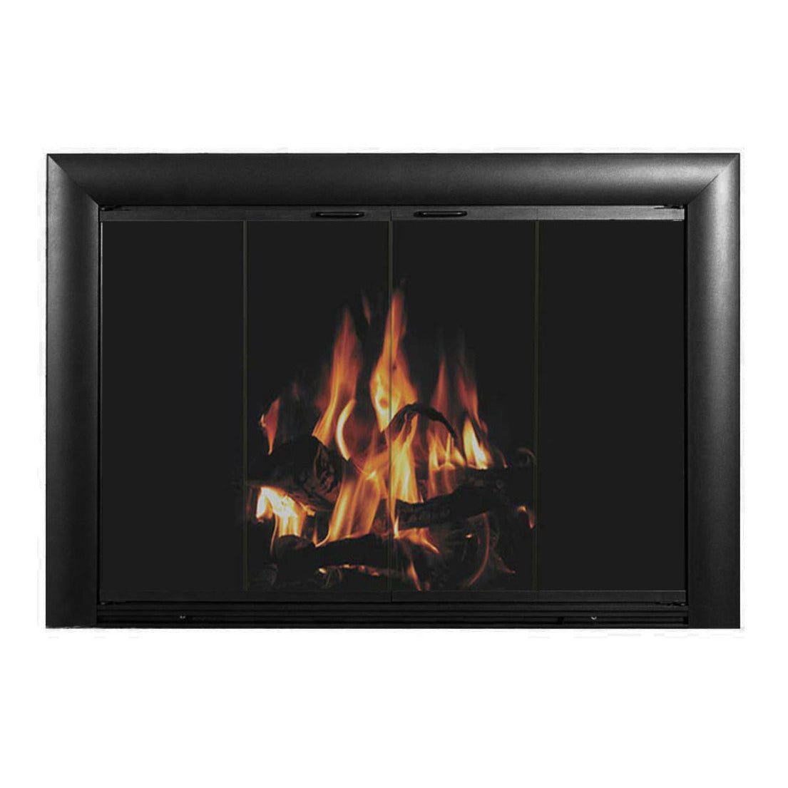 Bungalow - Masonry Fireplace Glass Door Masonry