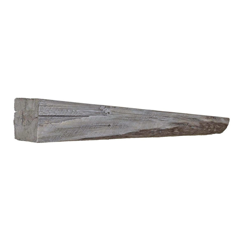 Cabin Pane Non-Combustible Concrete Mantel Shelf Weathered Grey Finish - ExceptionalFire