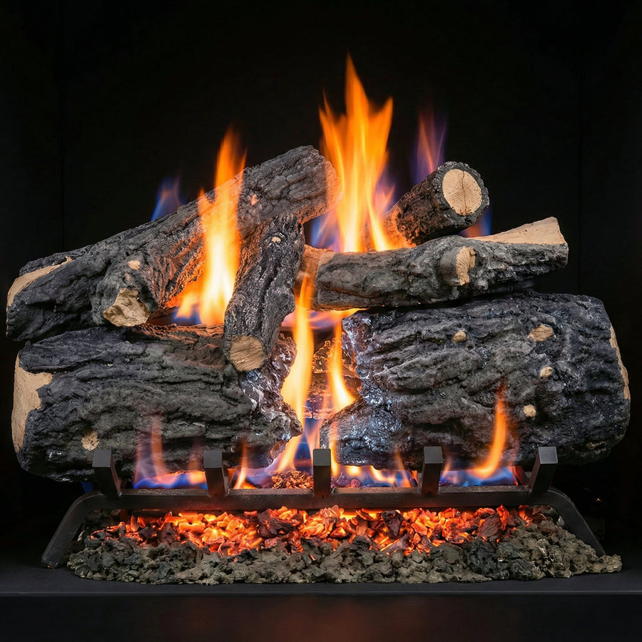 Blazed Oak Gas Log Set