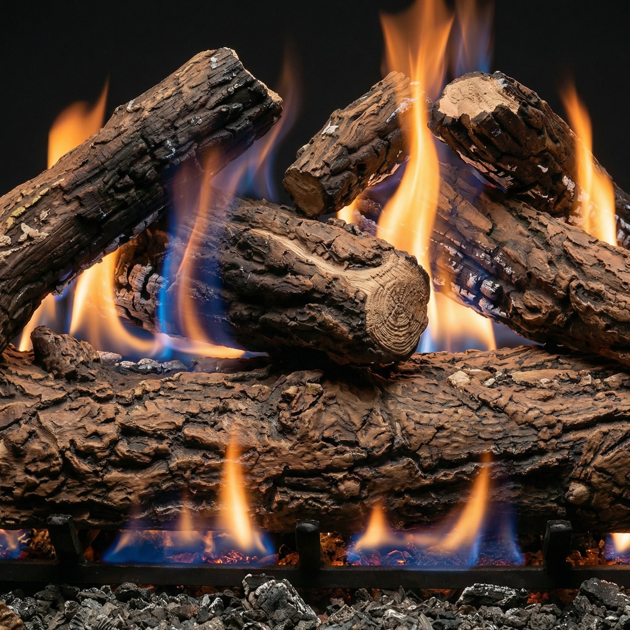 36" Country Oak Deluxe Gas Log Set | Formation Creation