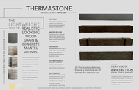 Classic - Non-Combustible Concrete Mantel Shelves By Design Specialties - ExceptionalFire