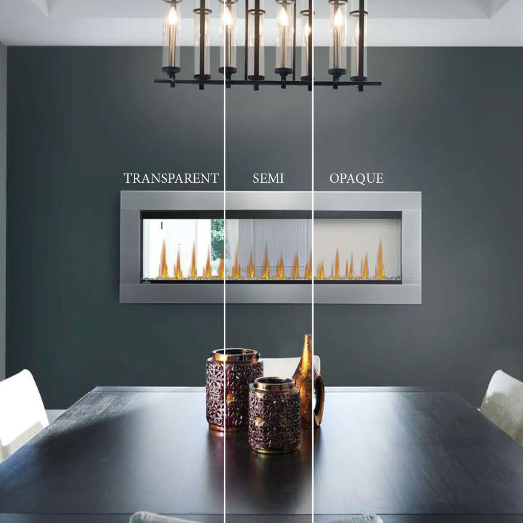 Clearion™ Elite 50 See Through Built-in Electric Fireplace