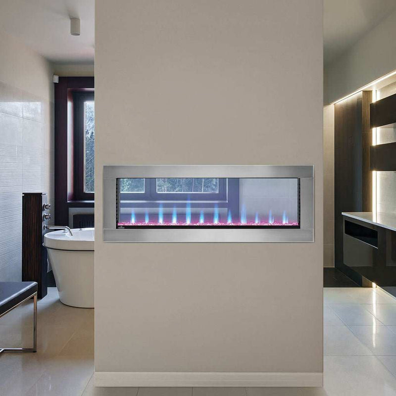 Clearion™ Elite 50 See Through Built-in Electric Fireplace - ExceptionalFire
