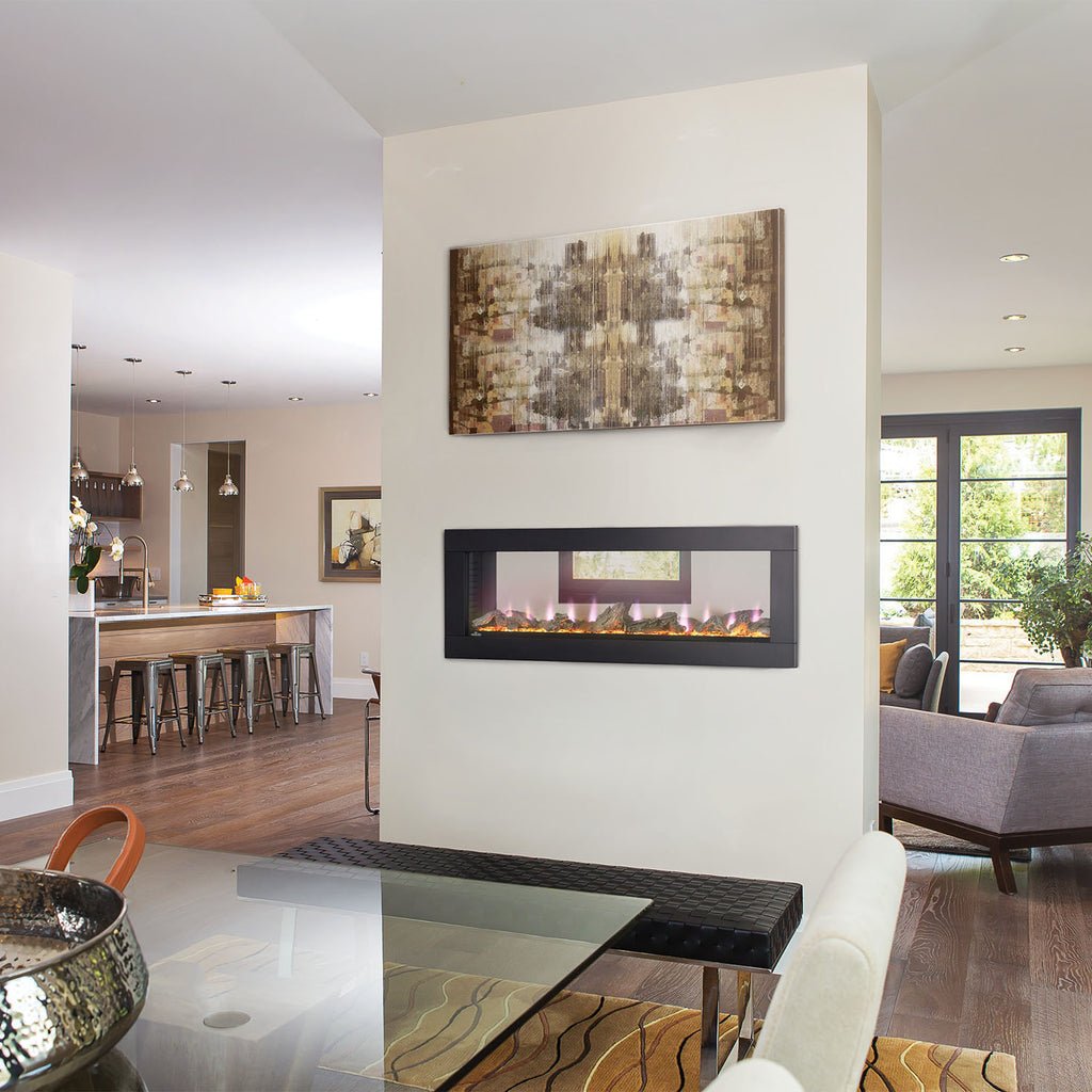Clearion™ Elite 50 See Through Built-in Electric Fireplace