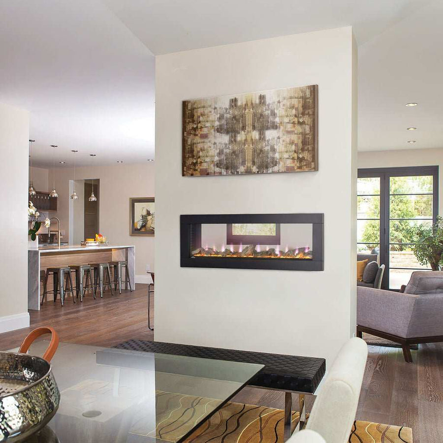 Clearion™ Elite 50 See Through Built-in Electric Fireplace