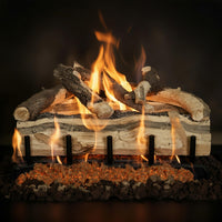 24" Blue Pine Split Outdoor Gas Log Set | Grand Canyon