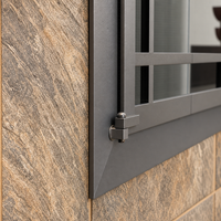 Bar Iron - Arch Masonry Steel Fireplace Glass Doors | Custom