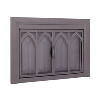 Colt Gun Metal Masonry Fireplace Door | Standard Sizes - ExceptionalFire