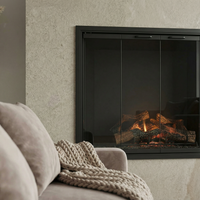 Stiletto Cutback Ultra Thin Fireplace Glass Doors | Modern & Elegant Design | Custom