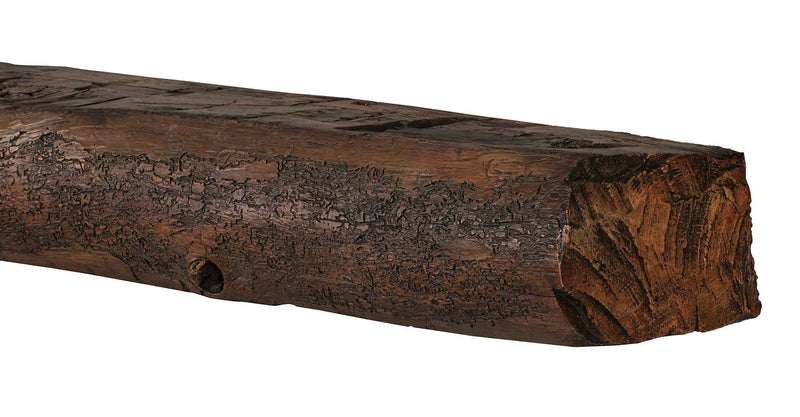 Cumberland Live Edge Non-Combustible Mantel Shelf TOASTED RYE Finish - ExceptionalFire