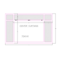 Custom Fireplace Screen - CAD drawing.