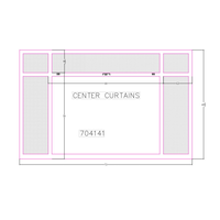 Custom Fireplace Screen - CAD drawing.