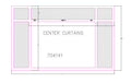 Custom Fireplace Screen - CAD drawing.