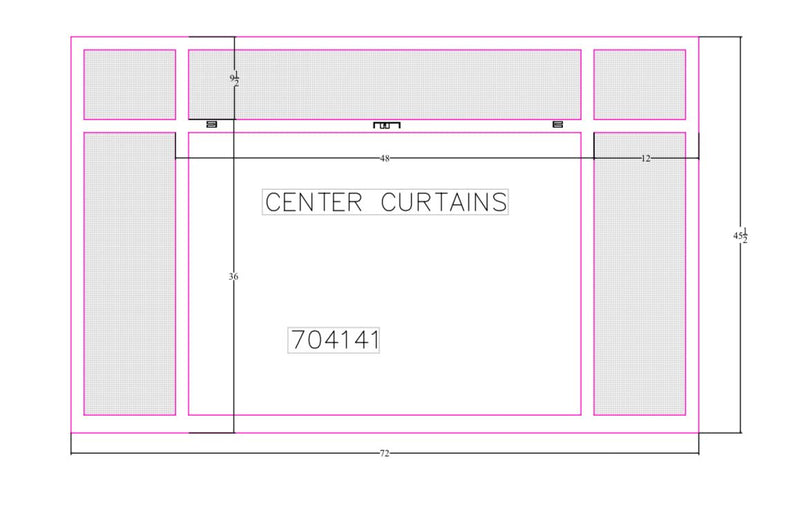 Custom Fireplace Screen - CAD drawing. - ExceptionalFire
