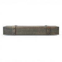 Custom Old World Metal Floating Mantel Shelf Non-Combustible | Stoll Industries