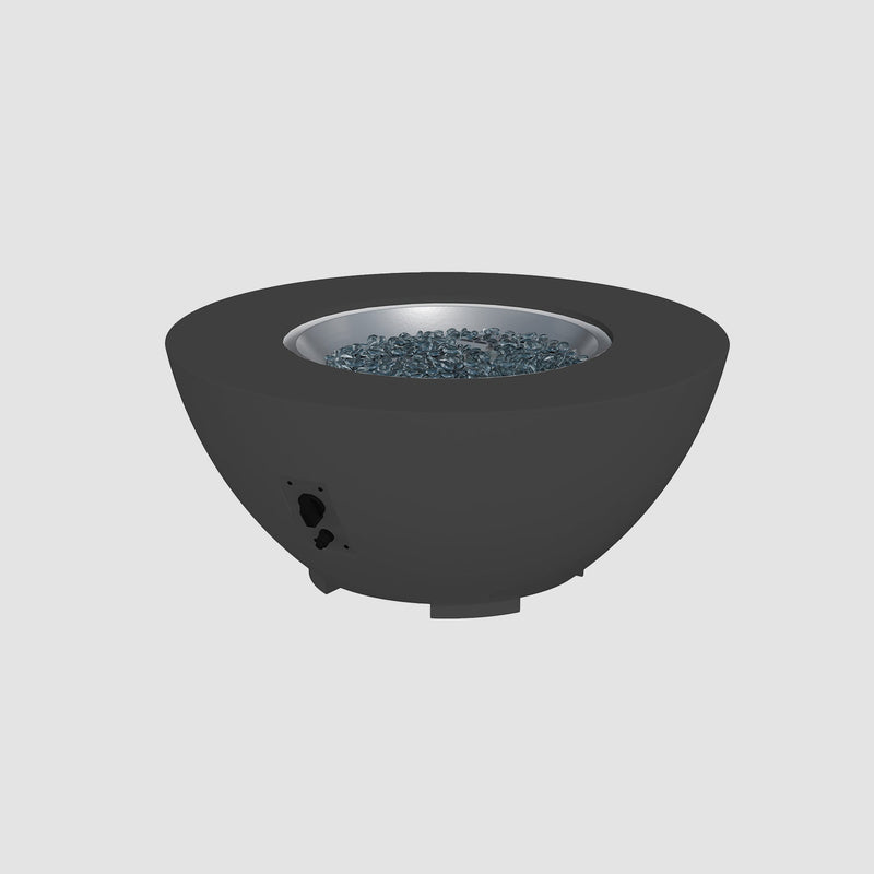Cove 36-inch Gas Fire Bowl, Midnight Mist — manufacturer photograph