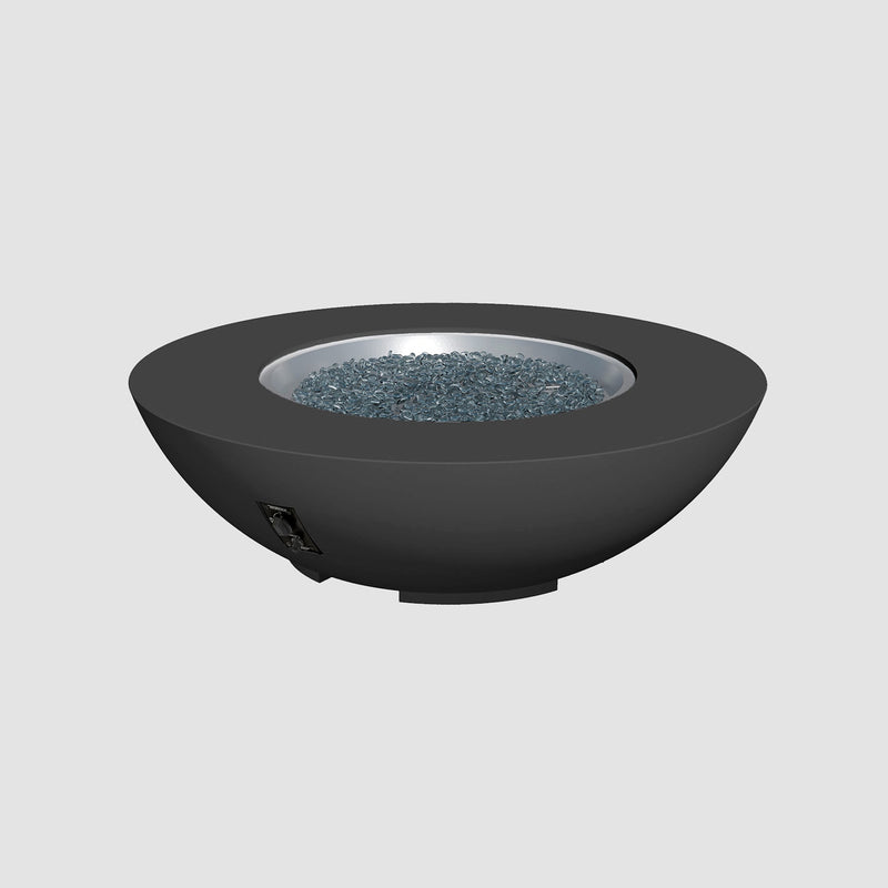 Cove 54-inch Gas Fire Bowl, Midnight Mist — manufacturer photograph