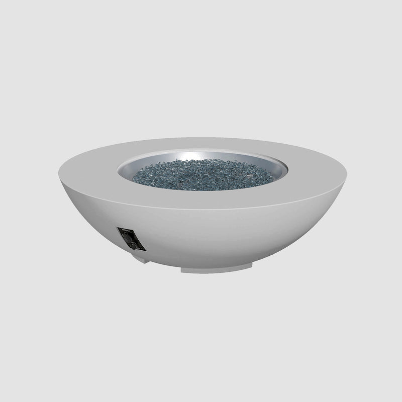 Cove 54-inch Gas Fire Bowl, Natural Grey — manufacturer photograph