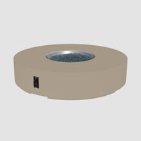 Cove 72-inch Round Gas Fire Pit Table, Latte — manufacturer photograph