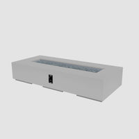Cove 84-inch Linear Gas Fire Pit, Natural Grey — manufacturer photograph