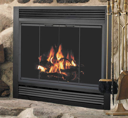 Seaside - Standard Glass Doors Designed for All Prefabricated Fireplaces by Stoll Industries