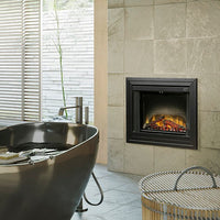 Dimplex 33" Deluxe Built-In Electric Firebox Log Set with realistic LED flame and adjustable heating