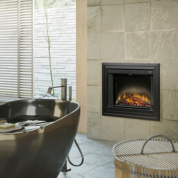 Dimplex 33" Deluxe Built-In Electric Firebox Log Set