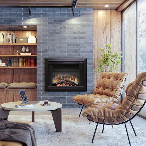 Dimplex 39" Deluxe Built-In Electric Firebox Log Set