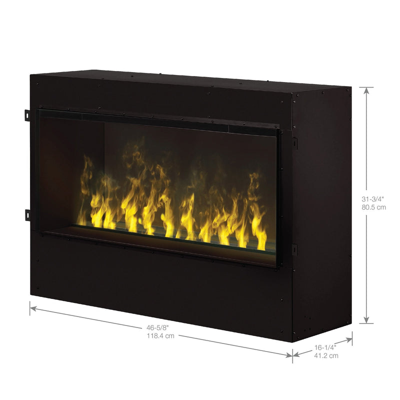 Dimplex 40" Optimyst® Pro Box Vapor Electric Fireplace - Model GBF1000-PRO - ExceptionalFire