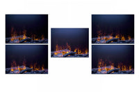 Dimplex 86'' Opti-myst Linear Built-In Electric Fireplace - Model OLF86-AM - ExceptionalFire
