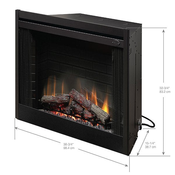 Dimplex BF Deluxe Built-in Electric Firebox 39" - Model BF39DXP - ExceptionalFire
