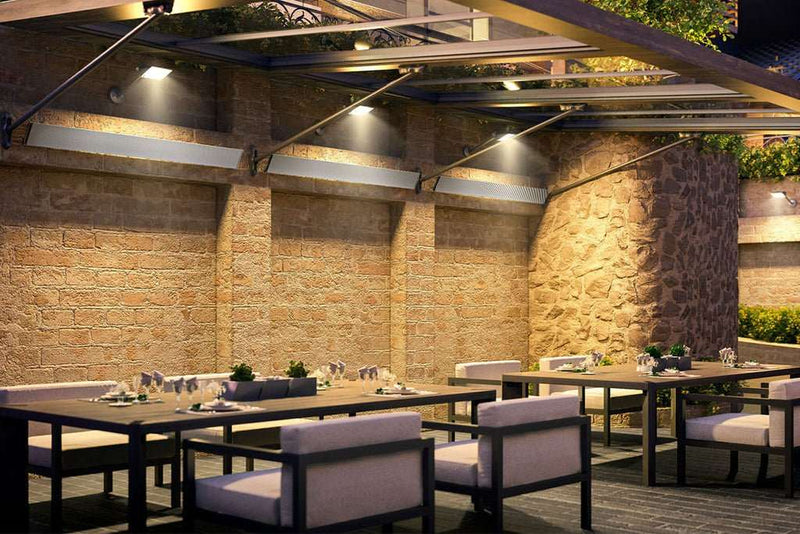 Dimplex DLW 1500W Outdoor/Indoor Radiant Electric Heater | White - Model DLW1500W12 - ExceptionalFire