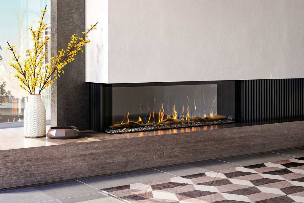 Dimplex IgniteXL Bold 74" Smart Linear Multi-Side View Built-In Electric Fireplace - Model XLF7417-XD - ExceptionalFire