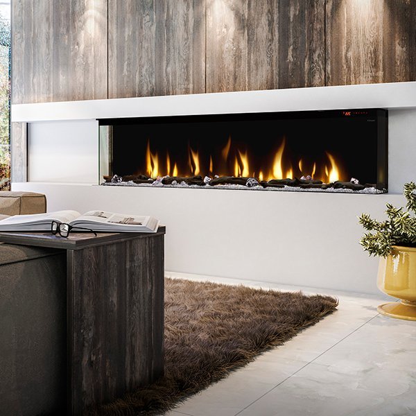 Dimplex IgniteXL Bold 74" Smart Linear Multi-Side View Built-In Electric Fireplace - Model XLF7417-XD