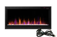 Dimplex Multi-Fire Slim 42" Smart Recessed / Wall Mount Linear Electric Fireplace - Model PLF4214-XS - ExceptionalFire